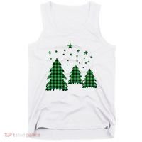 Festive Christmas Trees Pattern Tank Top thumb 0