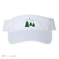 Festive Christmas Trees Pattern Visor thumb 0