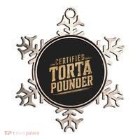 Funny Certified Torta Pounder Latino Ornament thumb 0