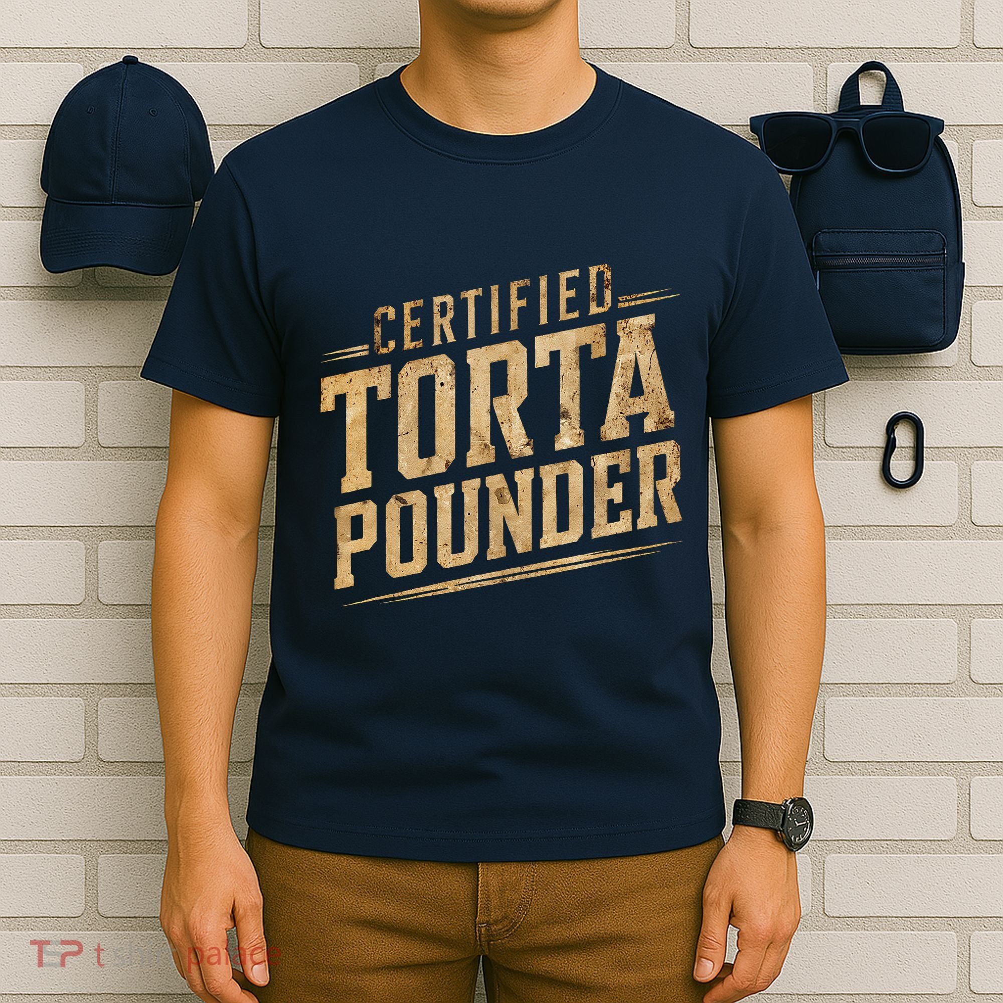 Funny Certified Torta Pounder Latino T-Shirt