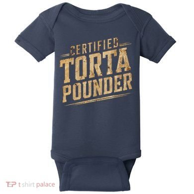 Funny Certified Torta Pounder Latino Baby Bodysuit