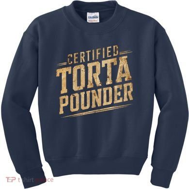 Funny Certified Torta Pounder Latino Kids Sweatshirt