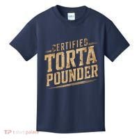 Funny Certified Torta Pounder Latino Kids T-Shirt thumb 0