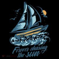 Forever Chasing The Sun Sail Boat Toddler Hoodie thumb 2