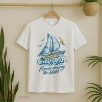 Forever Chasing The Sun Sail Boat T-Shirt thumb 2