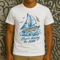 Forever Chasing The Sun Sail Boat T-Shirt thumb 3