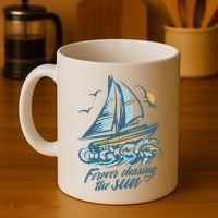 Forever Chasing The Sun Sail Boat Coffee Mug thumb 4