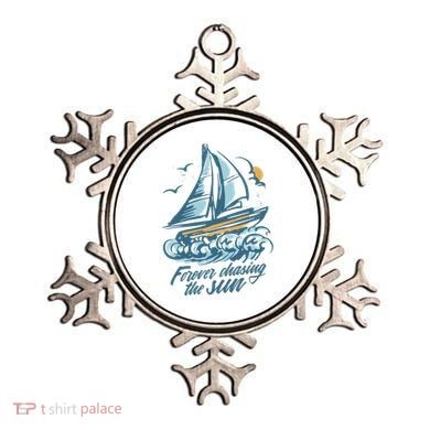 Forever Chasing The Sun Sail Boat Ornament