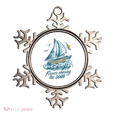 Forever Chasing The Sun Sail Boat Ornament