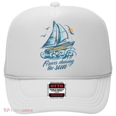 Forever Chasing The Sun Sail Boat Hat