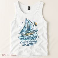 Forever Chasing The Sun Sail Boat Tank Top thumb 2