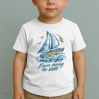 Forever Chasing The Sun Sail Boat Toddler T-Shirt thumb 2