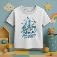 Forever Chasing The Sun Sail Boat Toddler T-Shirt thumb 3