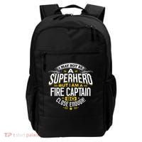 Fire Captain T Gift Idea Superhero Fireman Backpack thumb 0