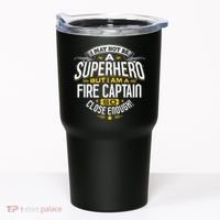 Fire Captain T Gift Idea Superhero Fireman Tumbler thumb 0