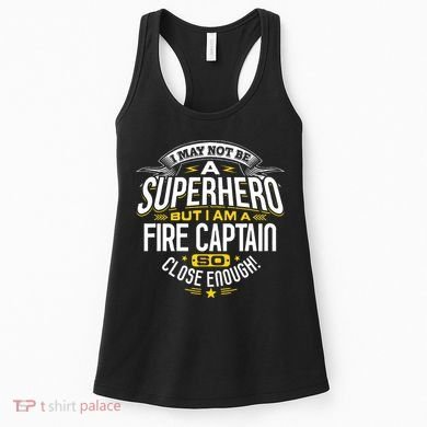 Fire Captain T Gift Idea Superhero Fireman Women's Tank Top