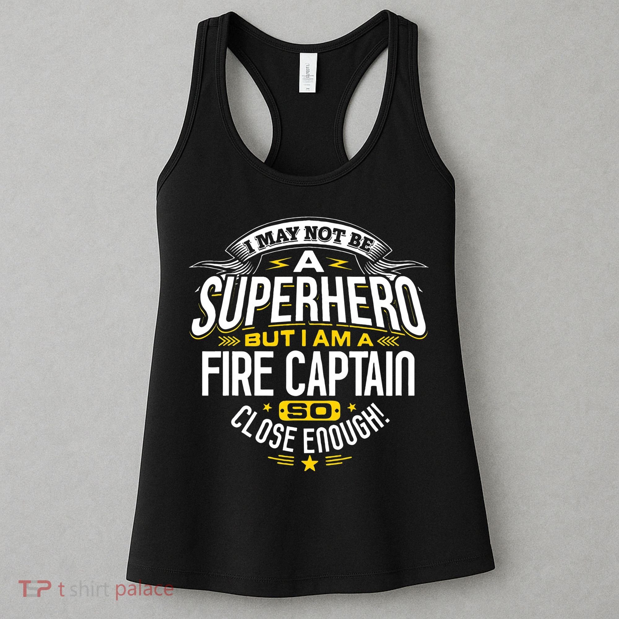 Fire Captain T Gift Idea Superhero Fireman Women's Tank Top