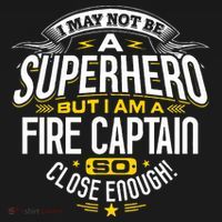 Fire Captain T Gift Idea Superhero Fireman Women's T-Shirt thumb 6