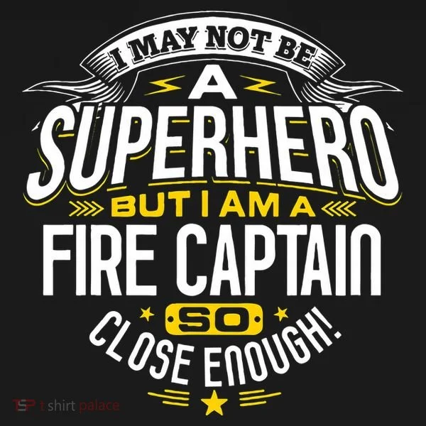 Fire Captain T Gift Idea Superhero Fireman Women's T-Shirt