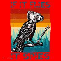 Funny Conspiracy Theory If It Flies It S.P.I.E.S Pigeon Bird Santa Hat thumb 1