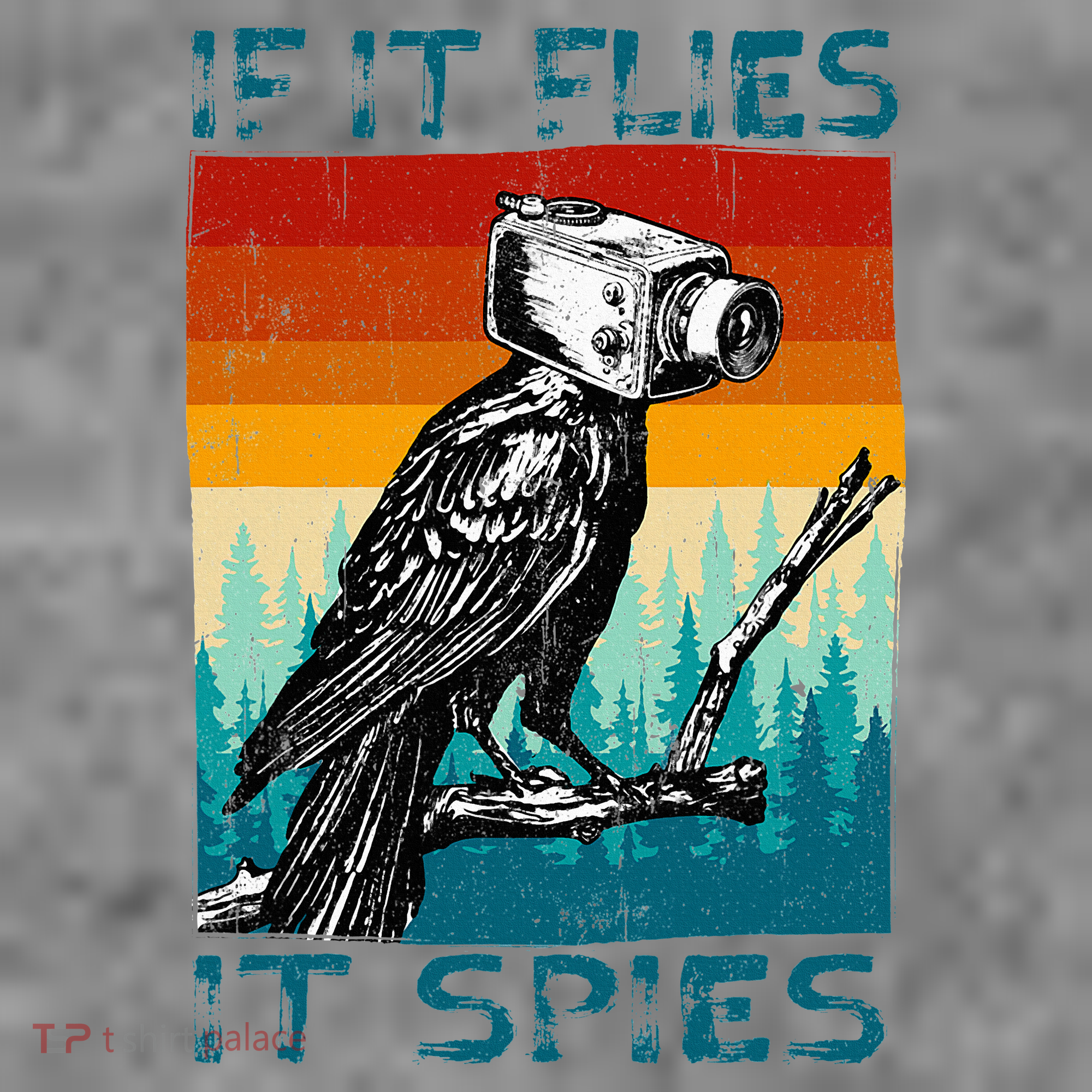 Funny Conspiracy Theory If It Flies It S.P.I.E.S Pigeon Bird Toddler Hoodie