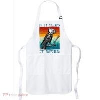 Funny Conspiracy Theory If It Flies It S.P.I.E.S Pigeon Bird Apron thumb 0