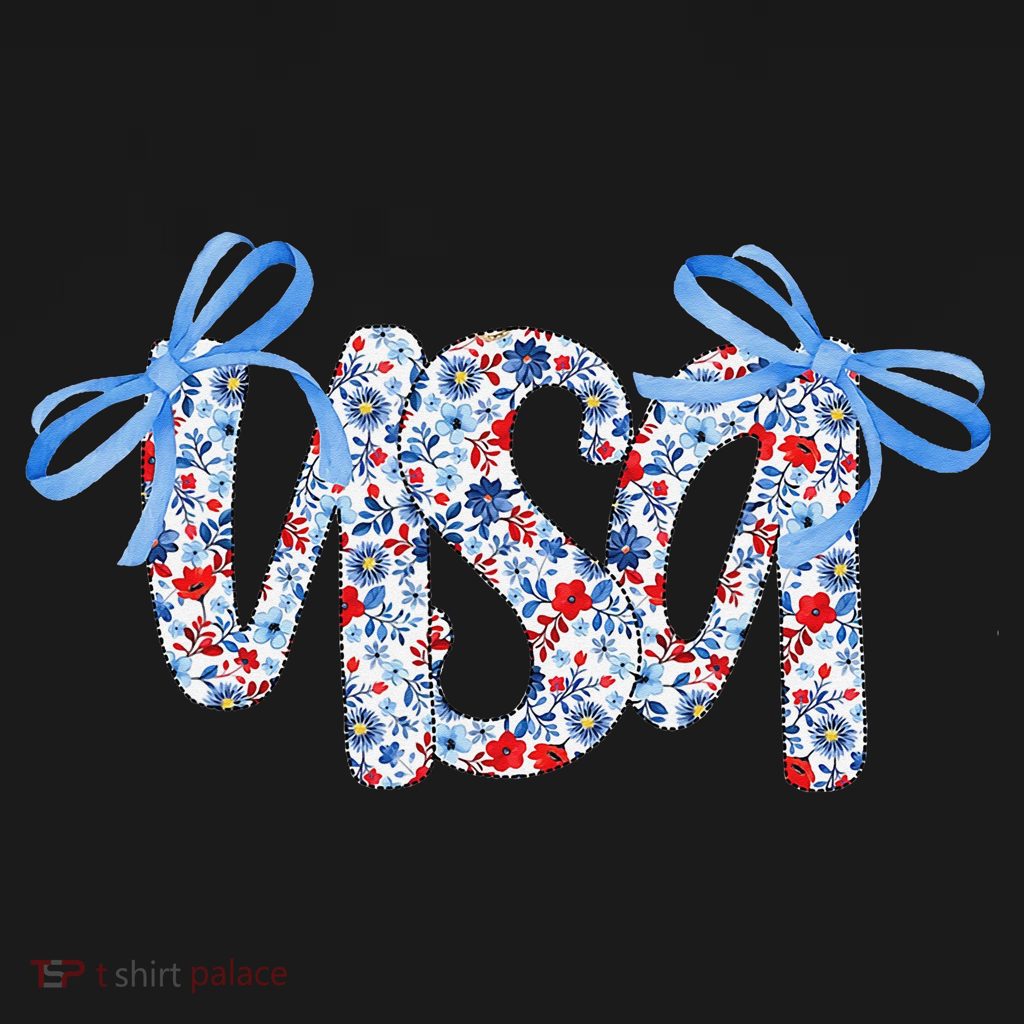 Floral Coquette USA America 4th Of July Independence Day Women's Hoodie
