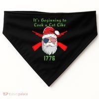 Funny Christmas Ultra MAGA Conservative Republican USA-Made Doggie Bandana thumb 0