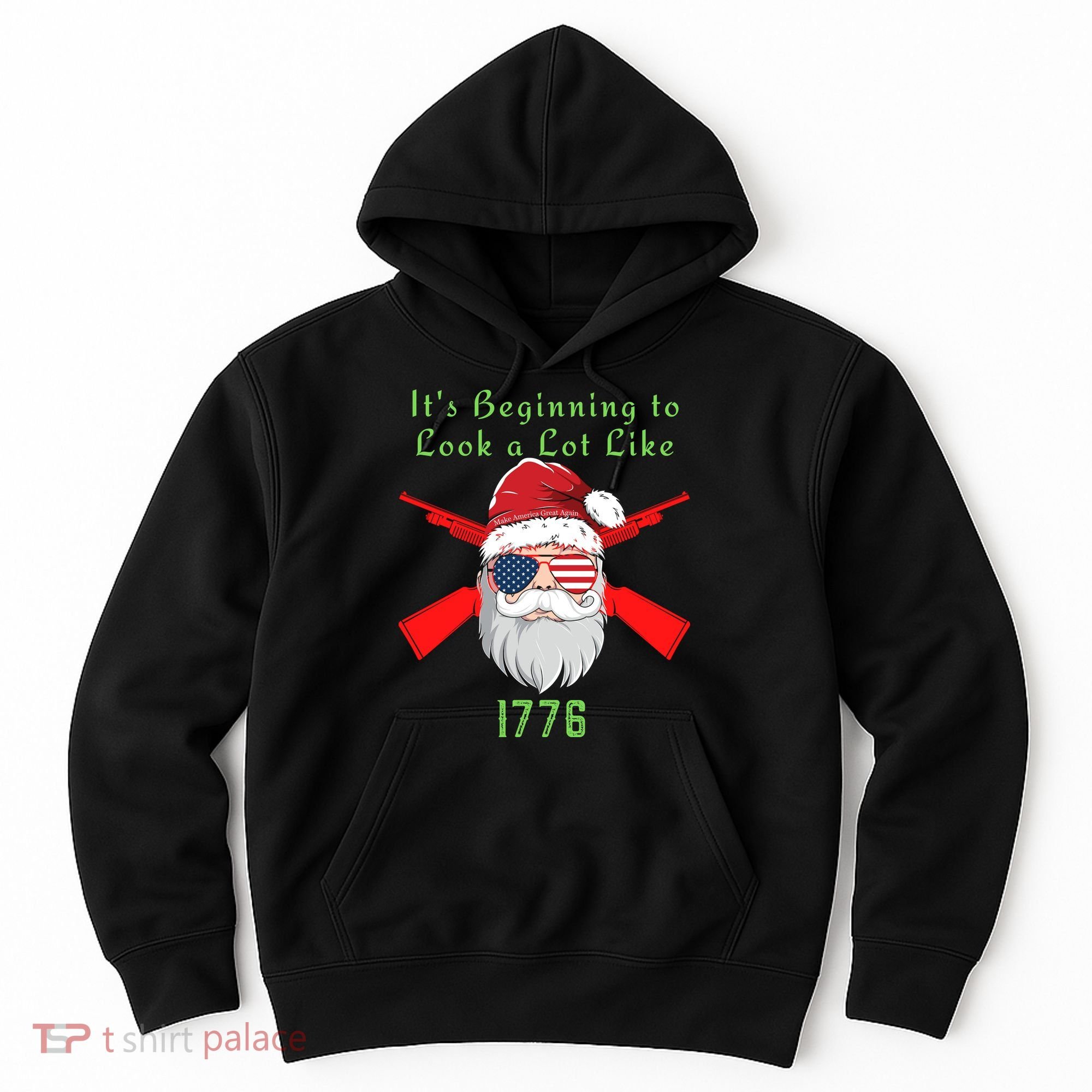 Funny Christmas Ultra MAGA Conservative Republican Hoodie