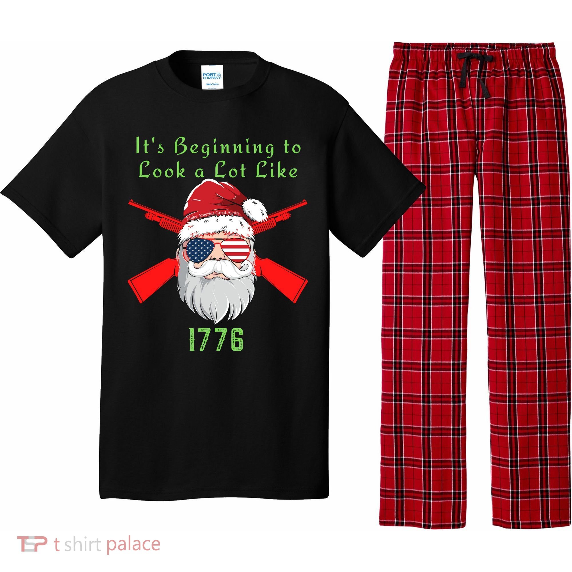 Funny Christmas Ultra MAGA Conservative Republican Pajama Set