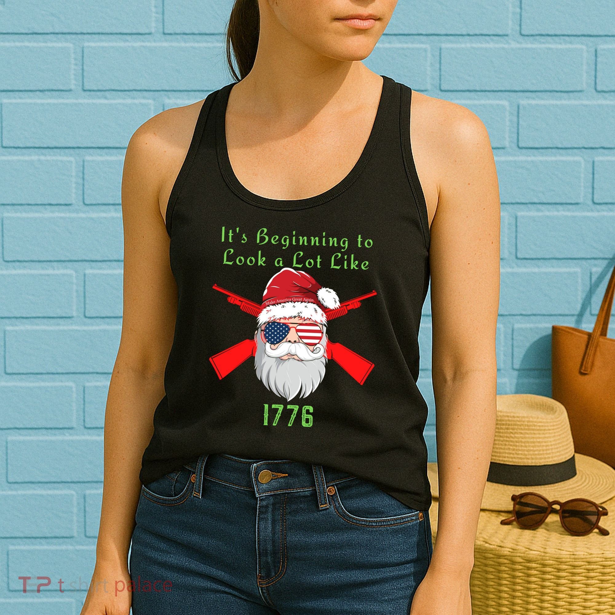 Funny Christmas Ultra MAGA Conservative Republican Women's Tank Top