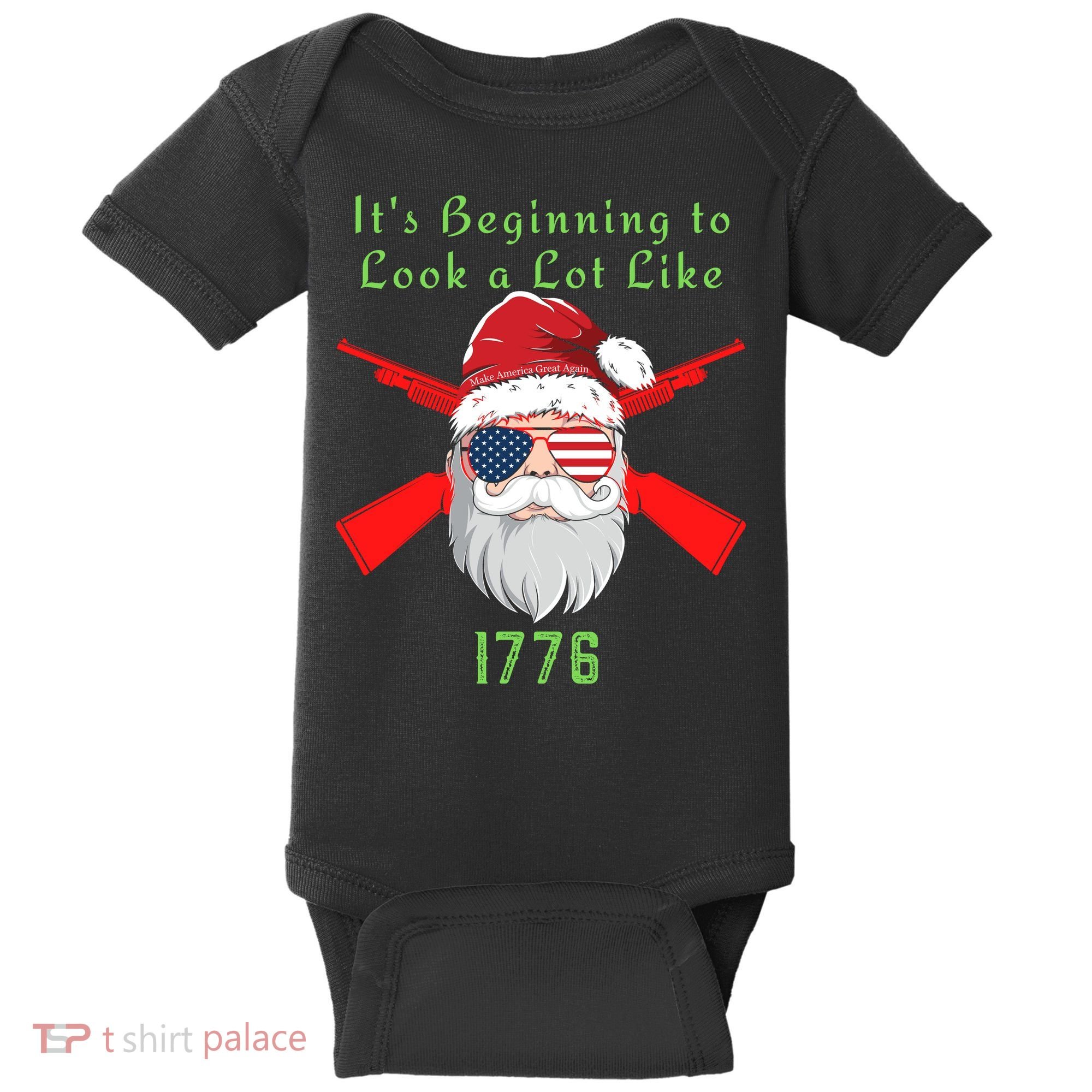 Funny Christmas Ultra MAGA Conservative Republican Baby Bodysuit