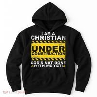 Funny Christian Under Construction Gift Catholic Women Hoodie thumb 0