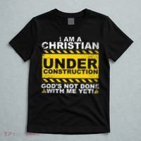 Funny Christian Under Construction Gift Catholic Women T-Shirt thumb 5
