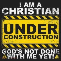 Funny Christian Under Construction Gift Catholic Women Beanie thumb 2