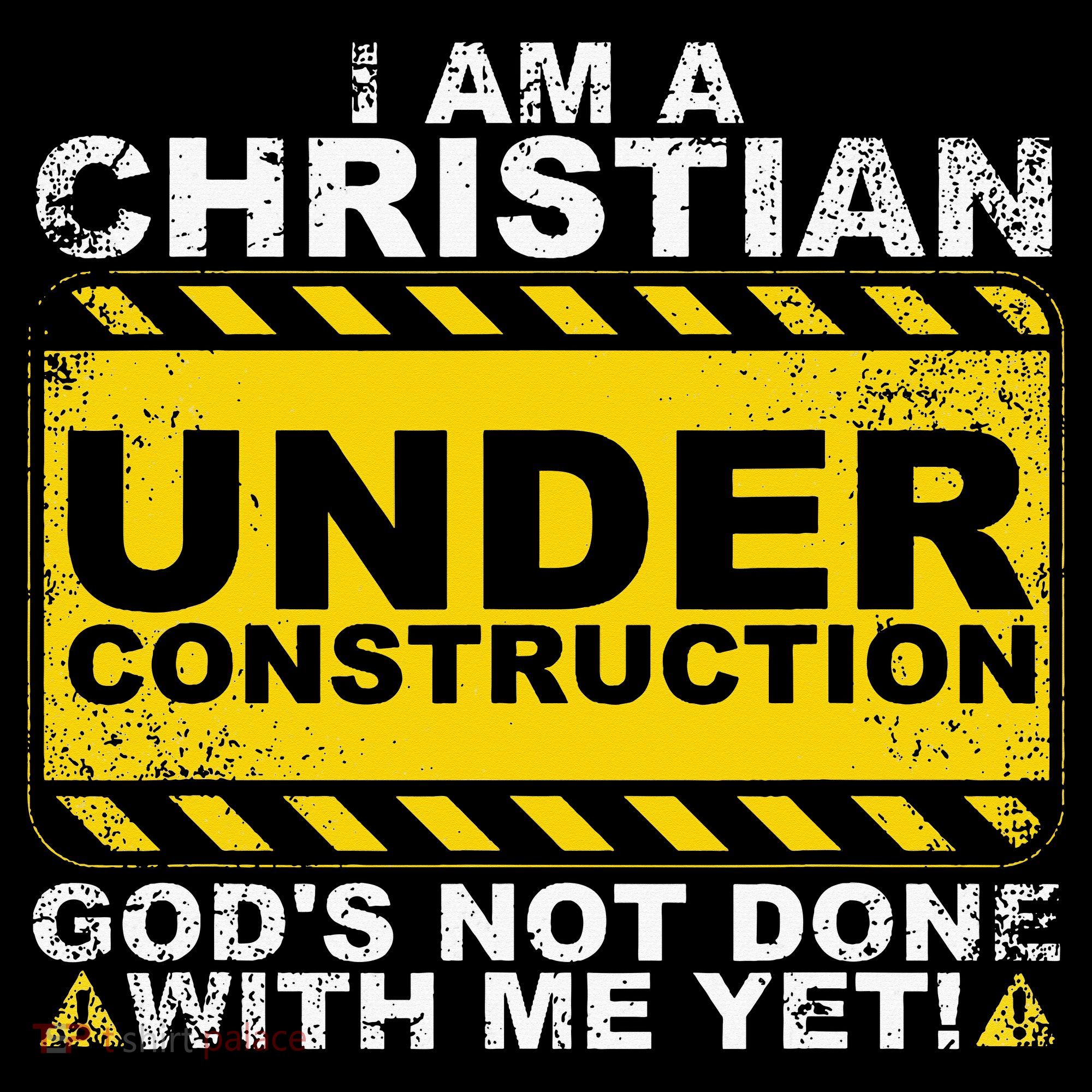 Funny Christian Under Construction Gift Catholic Women Women's Hoodie