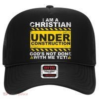 Funny Christian Under Construction Gift Catholic Women Hat thumb 0