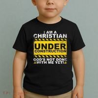 Funny Christian Under Construction Gift Catholic Women Toddler T-Shirt thumb 2