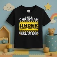 Funny Christian Under Construction Gift Catholic Women Toddler T-Shirt thumb 3