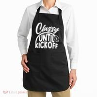 Funny Classy Until Kickoff Football Fan Apron thumb 2