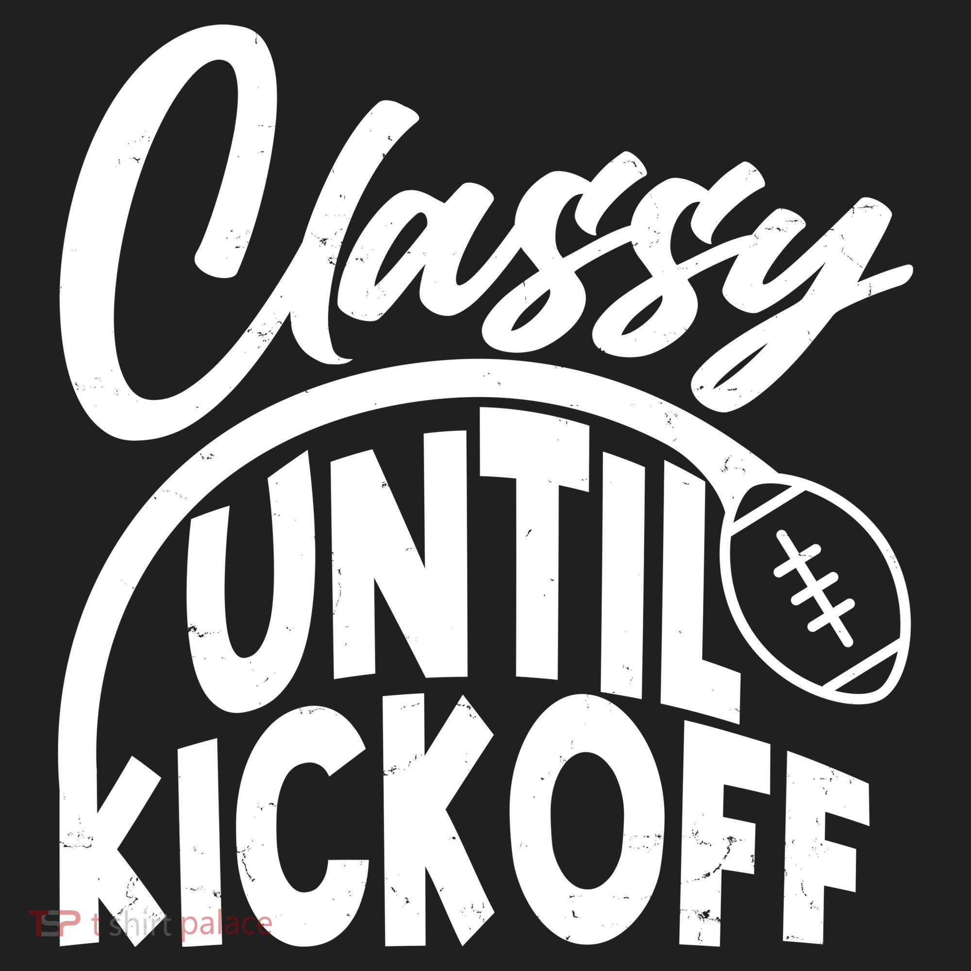 Funny Classy Until Kickoff Football Fan Beanie