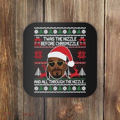 Funny Cute Ugly Christmas Sweater Xmas Coaster