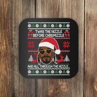 Funny Cute Ugly Christmas Sweater Xmas Coaster thumb 0