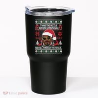 Funny Cute Ugly Christmas Sweater Xmas Tumbler thumb 0