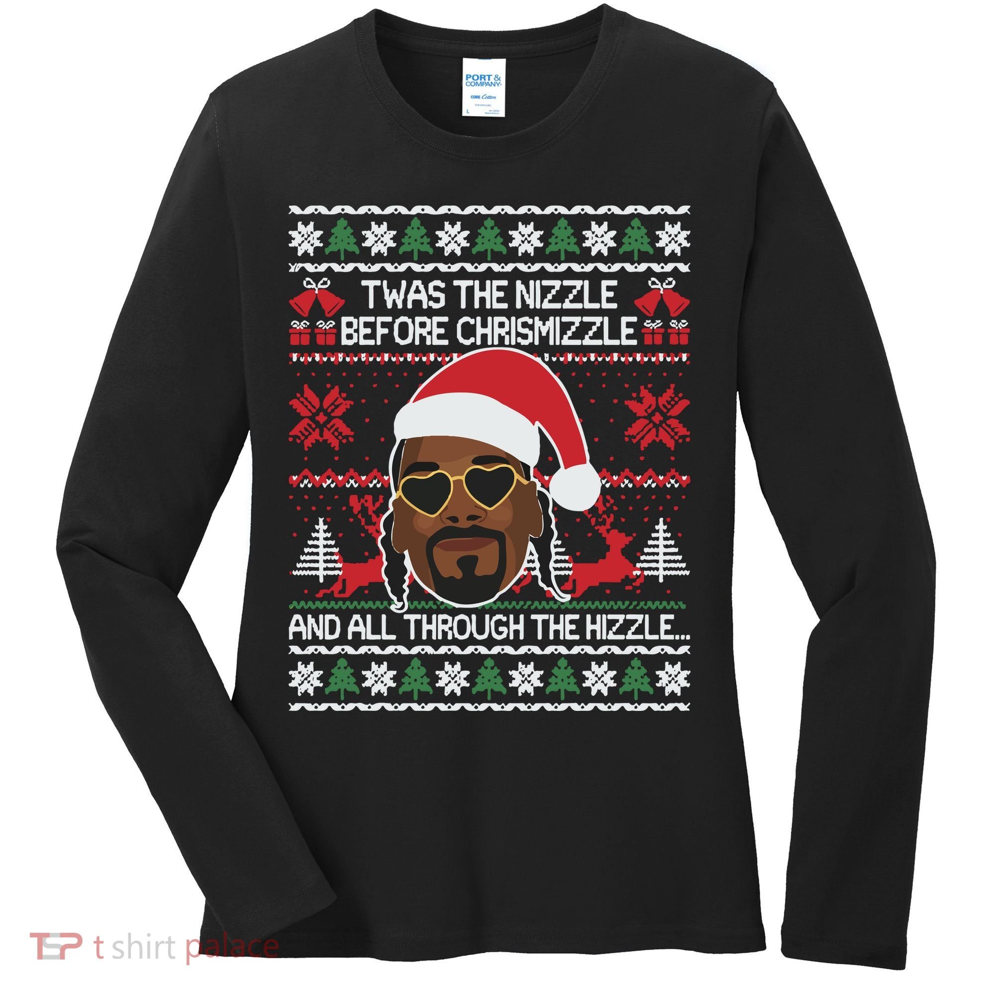Funny Cute Ugly Christmas Sweater Xmas Women's Long Sleeve Shirt