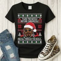 Funny Cute Ugly Christmas Sweater Xmas Women's T-Shirt thumb 3