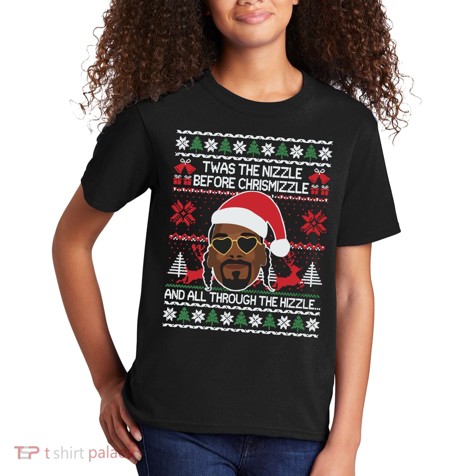 Funny Cute Ugly Christmas Sweater Xmas Kids T-Shirt