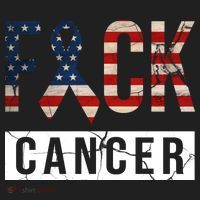 F*ck Cancer USA American Flag Ribbon Hat thumb 2