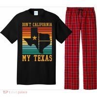 Funny Cowboy US State Texan Pride Dont California My Texas Pajama Set thumb 0