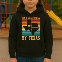 Funny Cowboy US State Texan Pride Dont California My Texas Kids Hoodie thumb 3